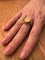 Bague 56 Bague Dos Pesos en or jaune 18 carats et pièce or 22 carats 58 Facettes 1714249