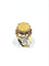 Bague 56 Bague Dos Pesos en or jaune 18 carats et pièce or 22 carats 58 Facettes 1714249