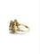 Bague 56 Bague Dos Pesos en or jaune 18 carats et pièce or 22 carats 58 Facettes 1714249