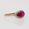 Bague 54 Bague ancienne en or jaune 18 carats et rubis de synthèse 58 Facettes 23-130