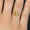 Bague 52 Bague ancienne en or jaune et rose 18 carats avec perle fine 58 Facettes 18-189B