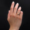 Bague 56 Bague jonc ancienne en or jaune 18 carats et saphir 58 Facettes CV95