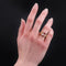 Bague 54 Bague vintage en or rose 18 carats et tourmaline polychrome 58 Facettes 23-110