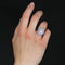 Bague 57 Bague ancienne en or jaune 18 carats, calcédoine et diamants 58 Facettes 23-128