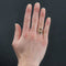 Bague 51 Bague Art déco ovale en or rose et blanc avec perle et saphirs 58 Facettes 22-569