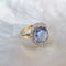 Bague 58 Bague ancienne saphir et diamants en or jaune et platine 58 Facettes 22-454