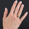 Bague 58 Bague saphir jaune et diamants en or jaune 18 carats 58 Facettes 22-383