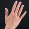 Bague 55 Bague diamants en or jaune 18 carats 58 Facettes 22-423