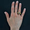 Bague 54 Bague rétro en or jaune 18 carats et aigue-marine 58 Facettes 22-138