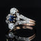 Bague 54 Belle Époque - Bague en or rose 18 carats saphir et diamants 58 Facettes 21-846