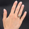 Bague 54 Bague vintage en or rose et or blanc 18 carats, diamant 58 Facettes 21-384