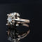 Bague 54 Bague vintage en or rose et or blanc 18 carats, diamant 58 Facettes 21-384