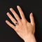 Bague 54 Bague en platine au saphir de Ceylan et diamants 58 Facettes 19-250-53