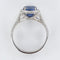Bague 54 Bague en platine au saphir de Ceylan et diamants 58 Facettes 19-250-53