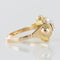 Bague 52 Bague tank en or jaune 18 carats et diamants 58 Facettes CV75-52