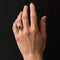 Bague 50 Bague cœur tanzanite et diamants en or blanc 18 carats 58 Facettes 12-063-5220536-52