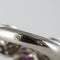 Bague 51 Bague en or blanc 18 carats avec saphir rose et diamants 58 Facettes 00-211-2712936-52