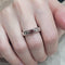 Bague 54 Bague - Tourmaline rose et diamants en or blanc 18k 58 Facettes TA230