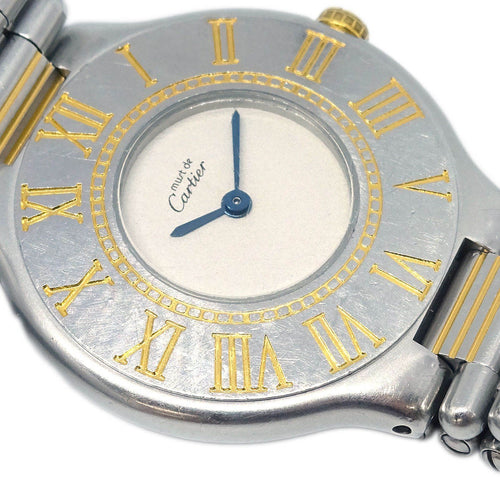 Cartier Must de Cartier 21 - Kvartsikello ruostumattomasta teräksestä 