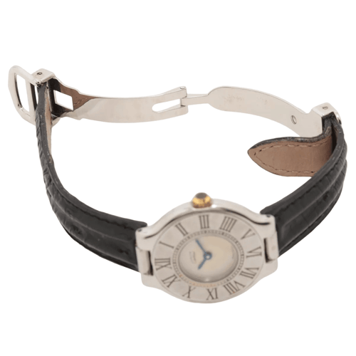 Montre Cartier - Montre Must 21 bracelet en cuir 58 Facettes ckaucwqgl6