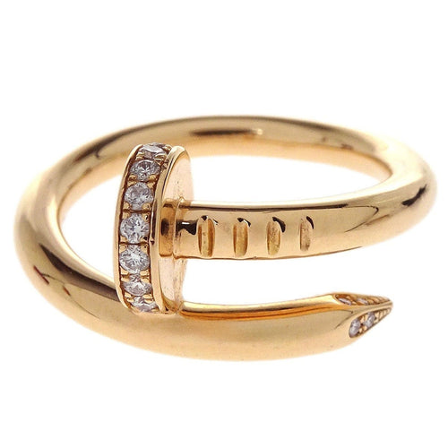 Bague 50 Cartier Juste un Clou - Bague en or rose et diamants 58 Facettes bd40worrh3