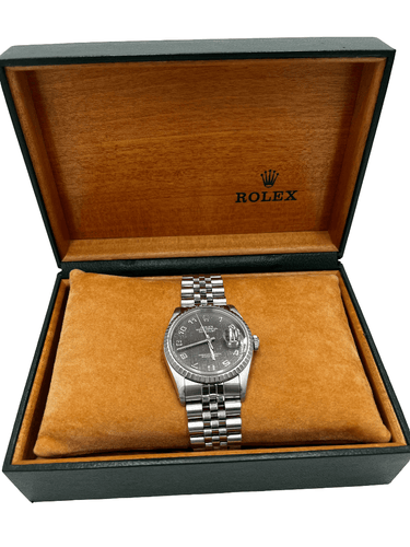 Montre Rolex Oyster Perpetual Datejust - Montre automatique en acier 58 Facettes idy5imfx8g
