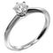 Bague 48 Tiffany & Co. - Bague solitaire Tiffany Setting en platine et diamant 58 Facettes c3927u