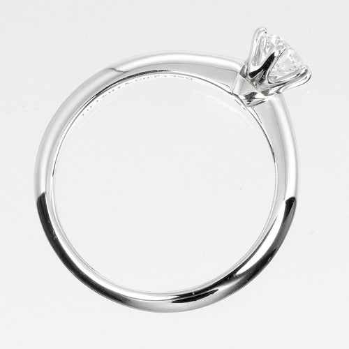 Bague 48 Tiffany & Co. Tiffany Setting Solitaire Ring Platinum with RBC Diamond 58 Facettes c3927u