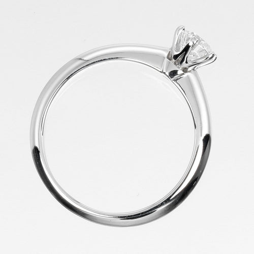 Bague 48 Tiffany & Co. - Bague solitaire Tiffany Setting en platine et diamant 58 Facettes c3927u