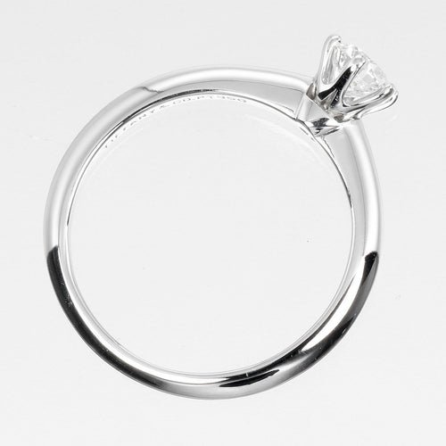 Bague 48 Tiffany & Co. - Bague solitaire Tiffany Setting en platine et diamant 58 Facettes c3927u