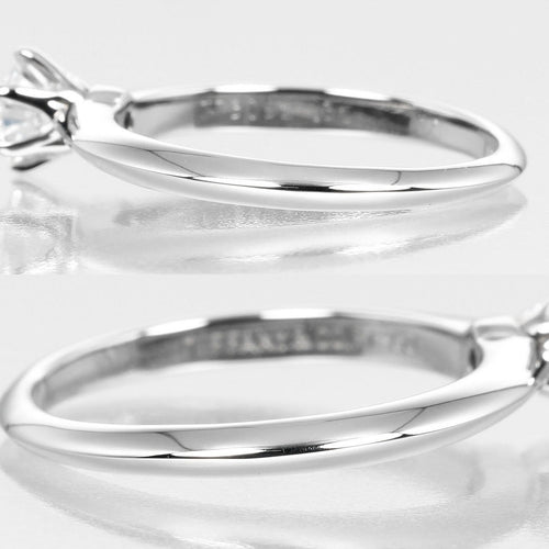 Bague 48 Tiffany & Co. - Bague solitaire Tiffany Setting en platine et diamant 58 Facettes c3927u
