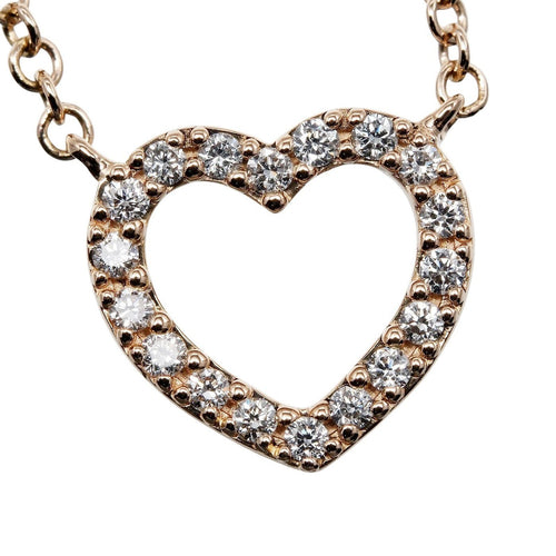 Collier Tiffany & Co. - Collier Metro Heart en or rose et diamants 58 Facettes pgrlrm