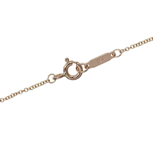 Collier Tiffany & Co. - Collier Metro Heart en or rose et diamants 58 Facettes pgrlrm