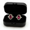 Boucles d'oreilles Boucles d’oreilles en or jaune 18 ct avec rubis et diamants 58 Facettes 68/26 A