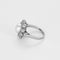 Bague 51 Bague marguerite début XXe en platine, perle fine et diamants 58 Facettes GAP1897X2-1