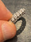 Bague 48 Alliance américaine - Bague en or blanc 750 et diamants 1,30 ct 58 Facettes LP224