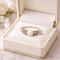 Bague 52 Bague classique en or 18k avec perle et diamants 58 Facettes 50117