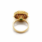 Bague 51 Bague en or jaune 18k avec émeraude colombienne et diamants 58 Facettes 50418