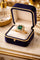 Bague 51 Bague en or jaune 18k avec émeraude colombienne et diamants 58 Facettes 50418