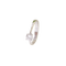 Bague 54 Bague solitaire en or blanc 18 carats avec diamant 58 Facettes 126443