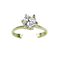 Bague 49 Bague en or jaune 750 avec diamant solitaire 1,014 ct 58 Facettes 1501