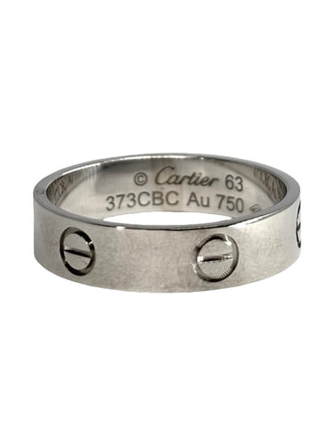Bague 63 Cartier Love - Bague en or blanc 18K 58 Facettes 1554