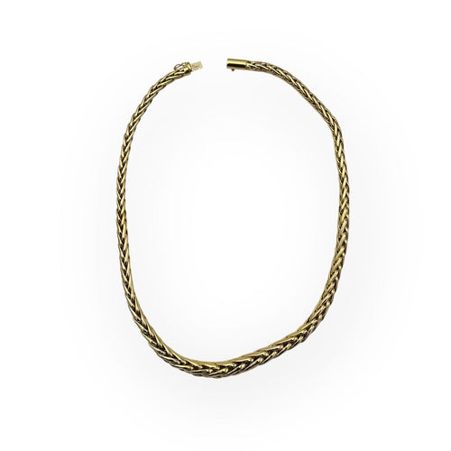 Collier Collier maille palmier en or jaune 750 (18K) 58 Facettes 149066313