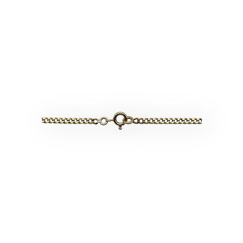 Collier Chaîne maille gourmette en or jaune 18K 59 cm 58 Facettes 149066128