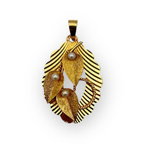 Pendentif Pendentif en or jaune 750/1000 avec perle de culture 58 Facettes 149066048