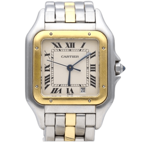 Montre Cartier Panthère - Montre en or jaune et acier 58 Facettes MT45415