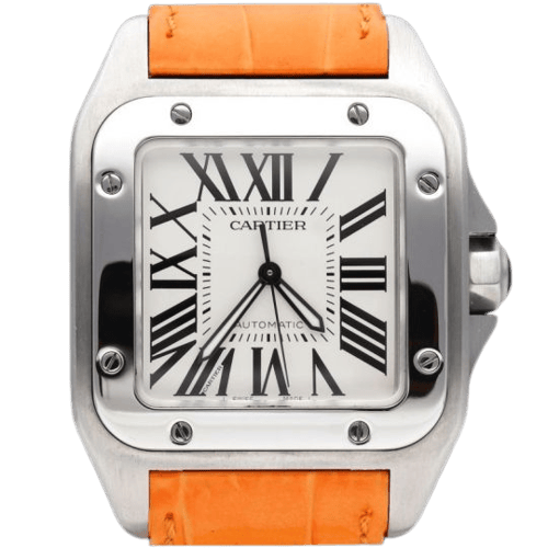 Montre Cartier Santos 100 XL - Montre en acier 58 Facettes MT45432