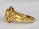 Bague 53 Bague cocktail entourage en or jaune 18 ct avec saphir et diamants 58 Facettes ring