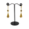 Boucles d'oreilles Etruscan Revival - Boucles d’oreilles pendantes en or jaune 14 ct et 18 ct améthystes 58 Facettes