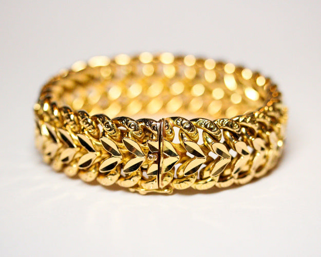Bracelet Bracelet maille américaine en or rose 750 58 Facettes A12004